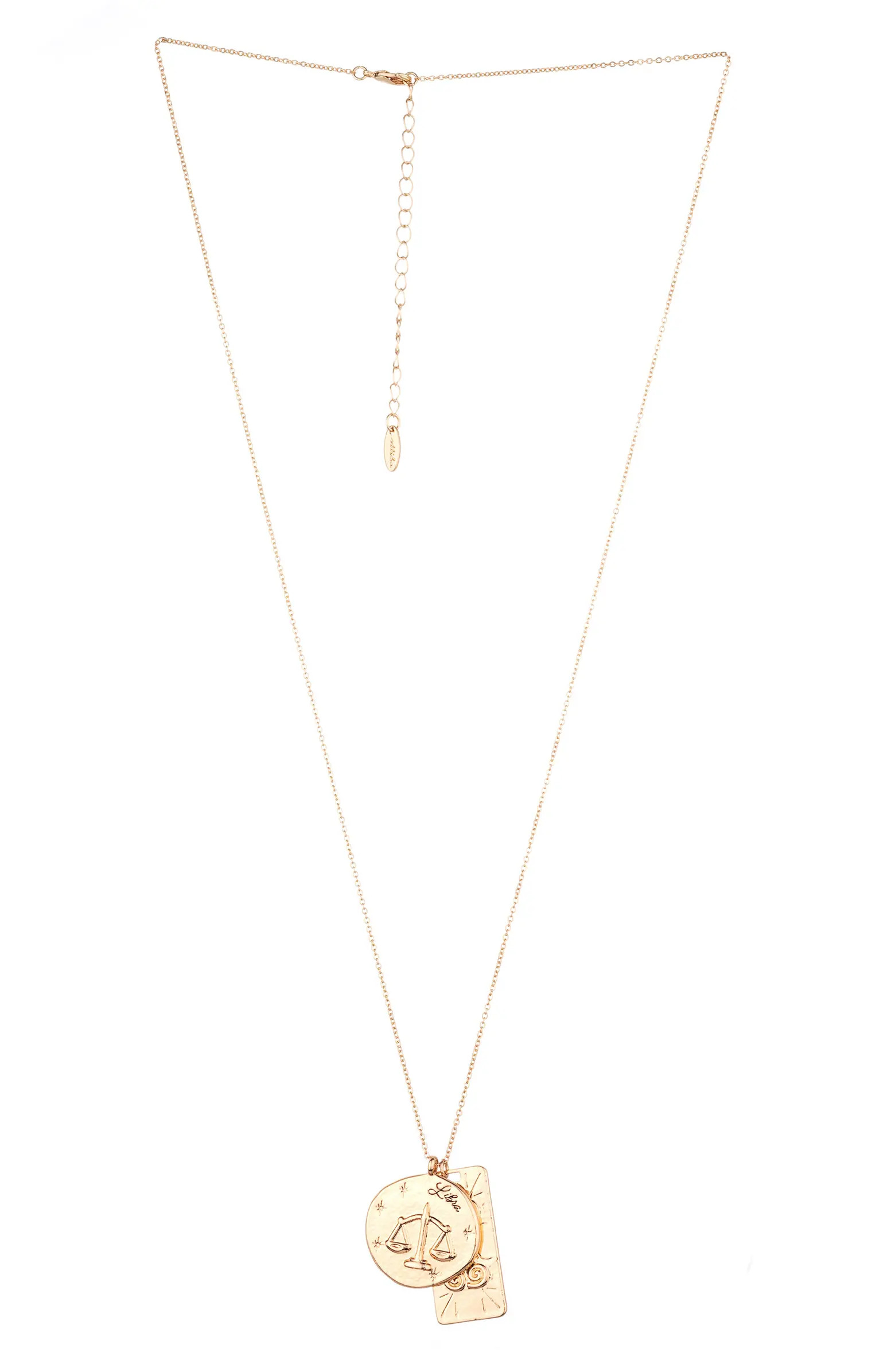 Long Zodiac Charm Necklace | Nordstrom