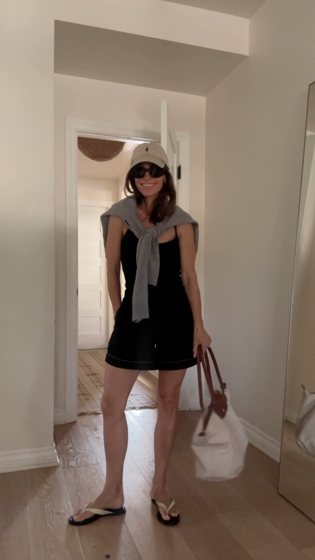 Today’s outfit for an 85 degree day 
Everything fits tts 
Sandals run 1/2 size big, straps are a bit stiff hoping they loosen up with time.

#LTKOver40 #LTKPetite