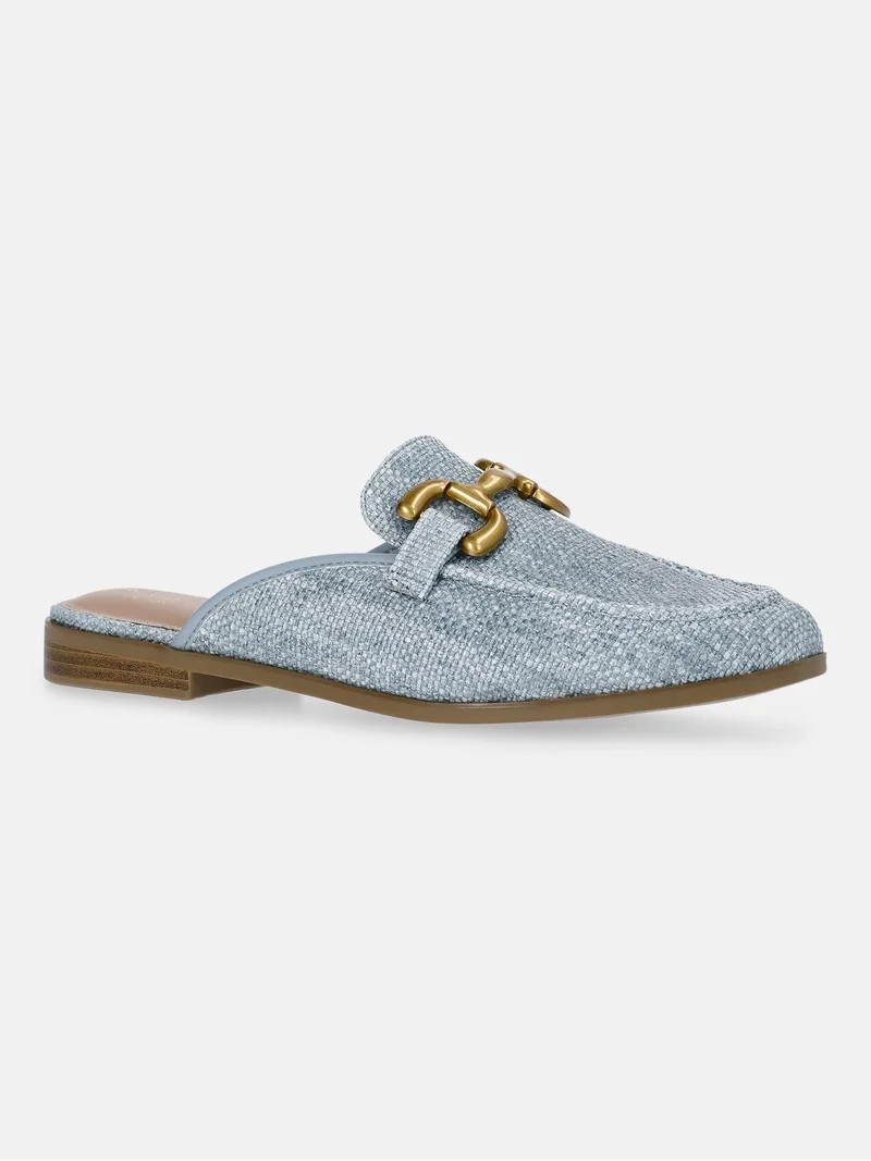 Time and Tru Women's Buckle Loafer Mules | Walmart (US)