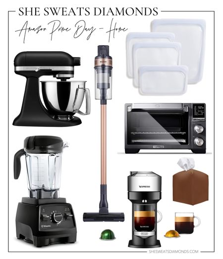 My top home picks for Amazon Prime Day are this mixer, blender, vacuum, reusable zip bags, this toaster over, popular tissue box cover, and this Nespresso coffee machine that I swear by! 🙌🏼🙌🏼🙌🏼

#LTKhome #LTKsalealert #LTKunder100