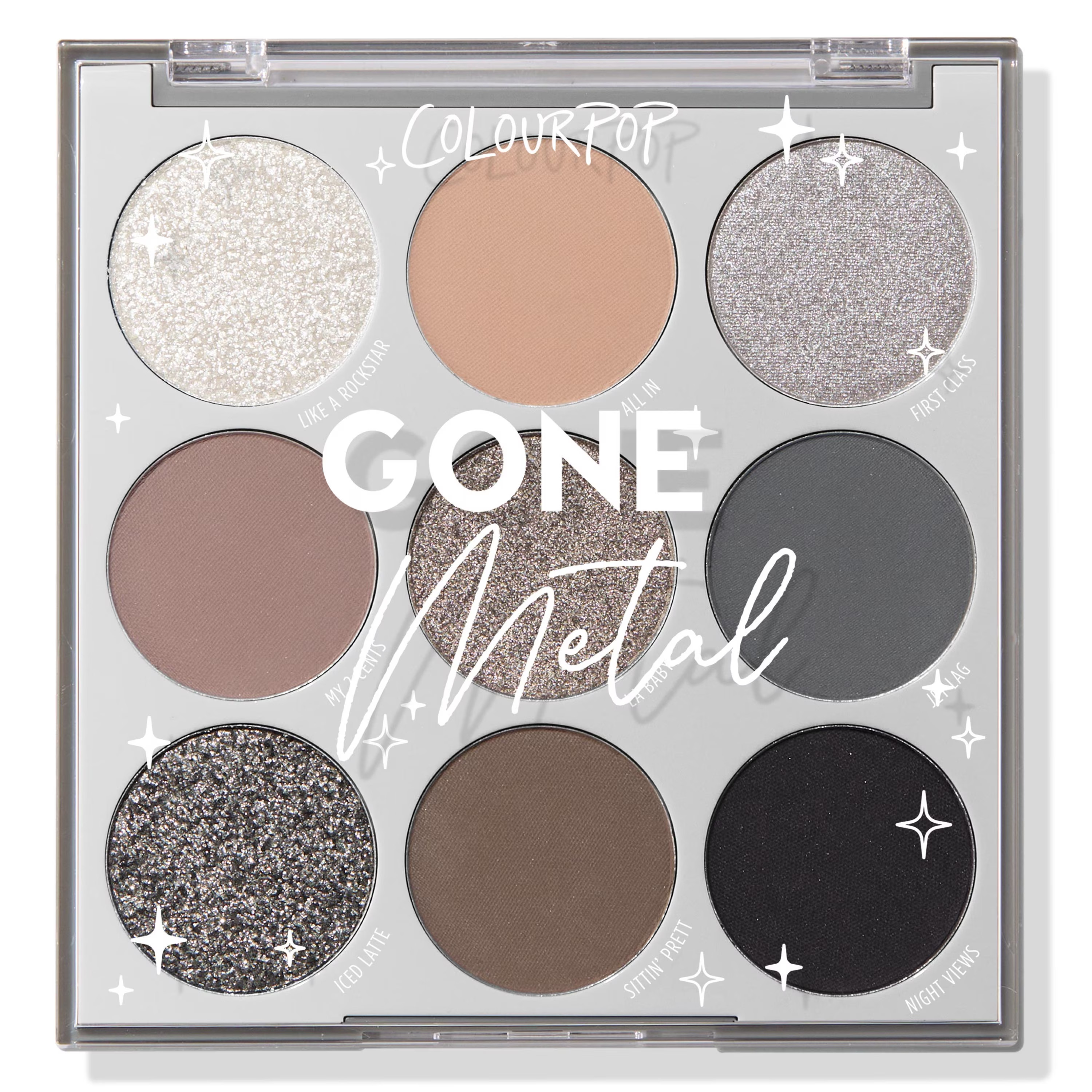 ColourPop Pressed Powder Eyeshadow Makeup Palette in Gone Metal 0.3oz | Walmart (US)