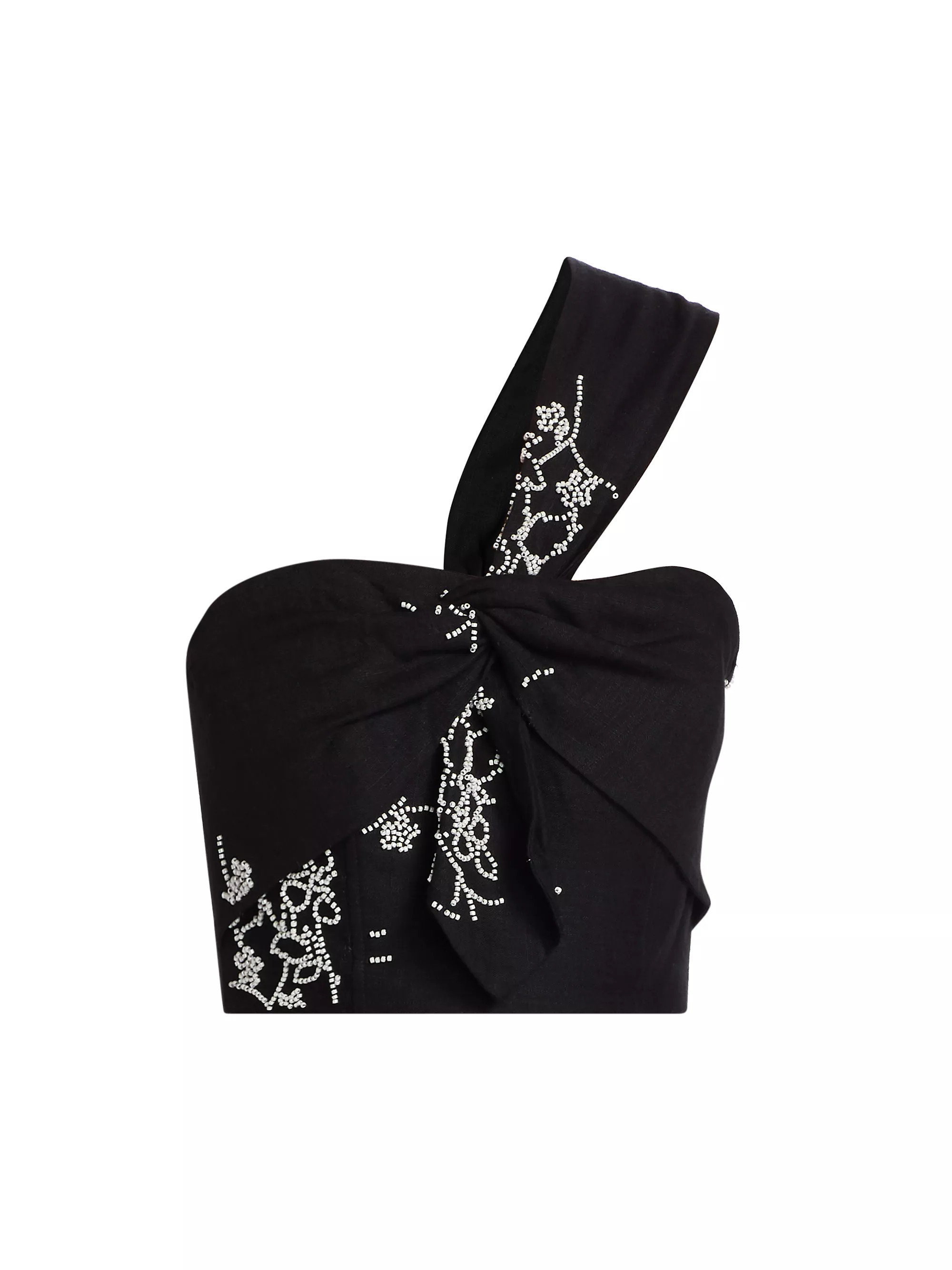 Beaded One-Shoulder Top | Saks Fifth Avenue