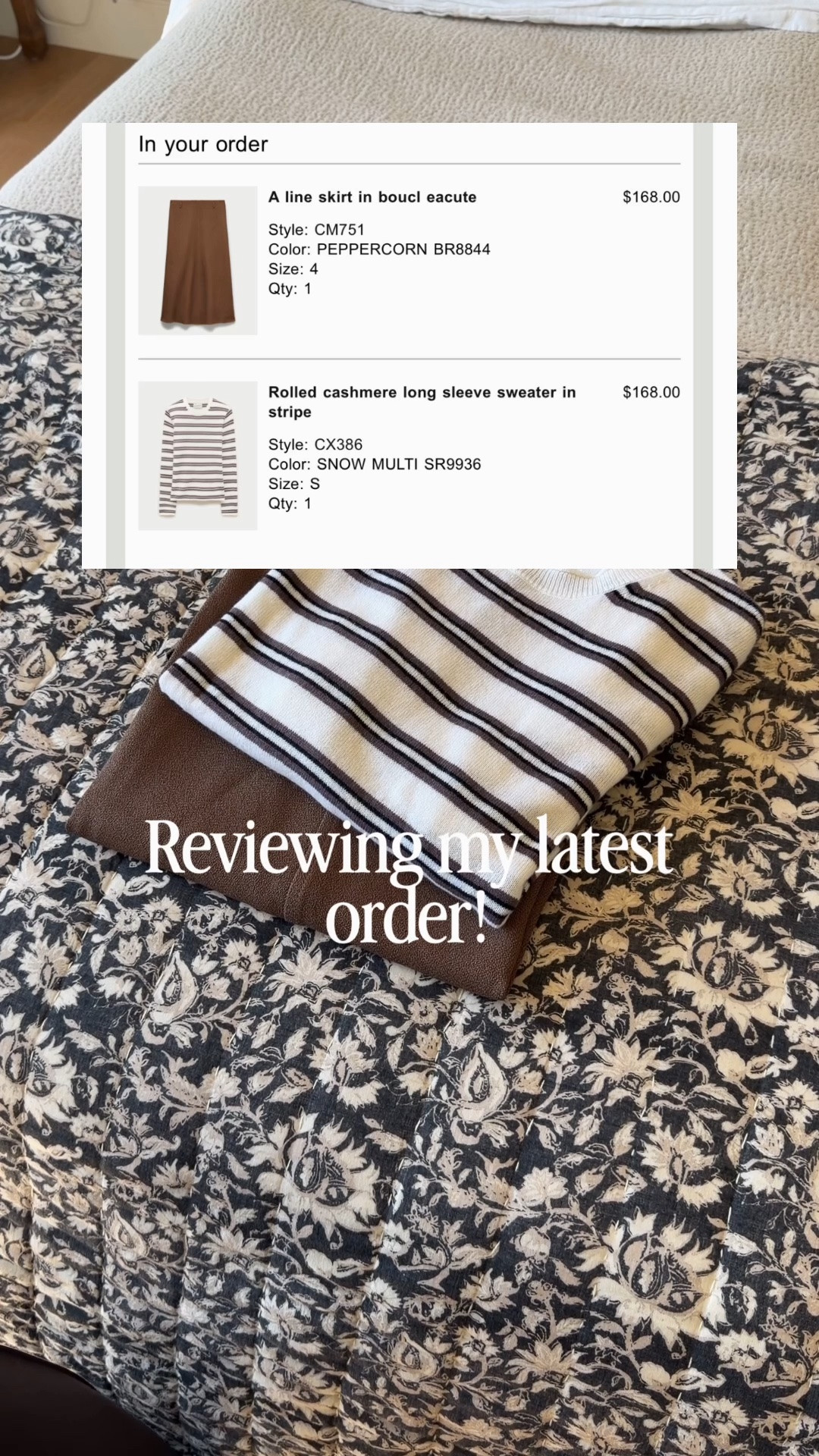 Reviewing my latest order! 

My fault for not looking closely at the sweater details, I don’t love rolled hems, it’s just personal preference. The skirt is a clear winner: great fabric, substantial weight and moves nicely. I got a size 4.

#LTKWorkwear #LTKOver40