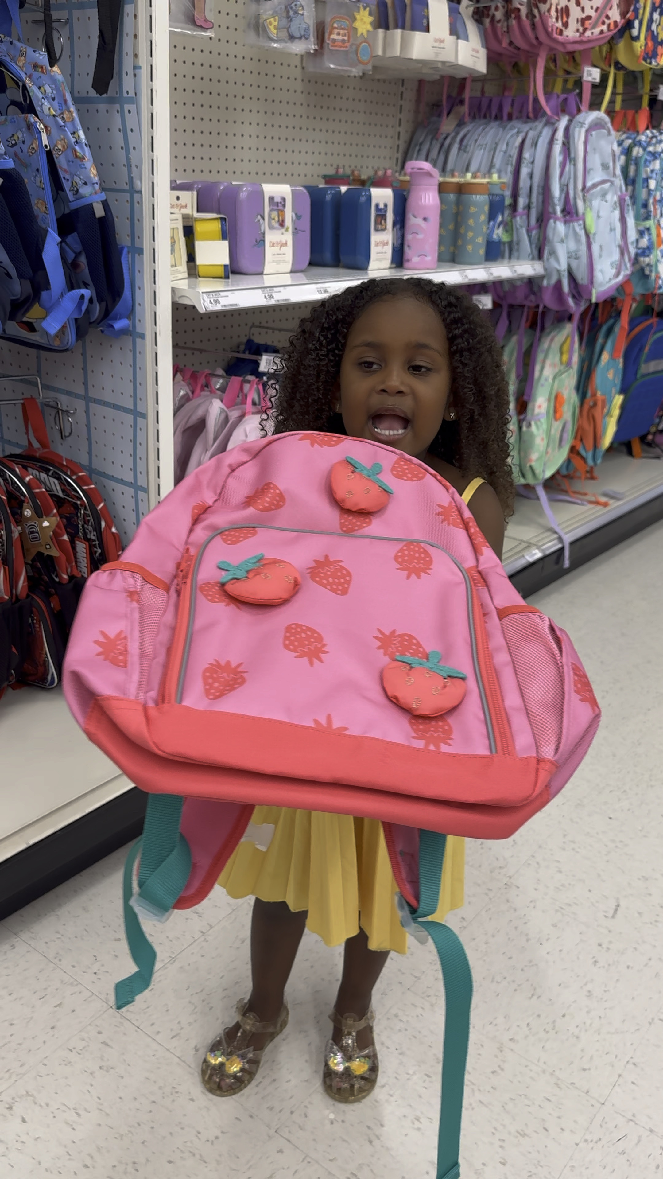 Perfect Strawberry backpack for girls who love pink 🍓 

#LTKBacktoSchool #LTKKids #LTKSeasonal