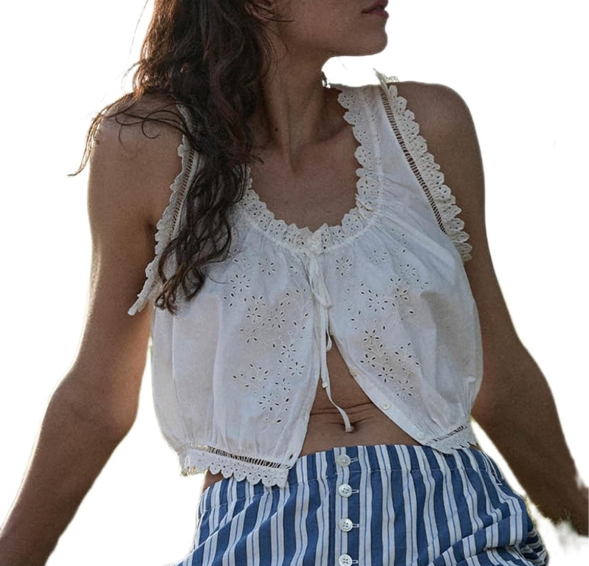 Doen doop. 

#doeninspired #whitetop #summertop

#LTKOver40 #LTKootd #LTKSeasonal
