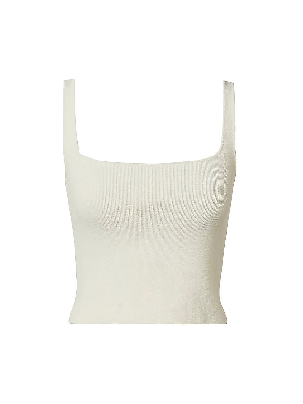 Women's Crepe Knit Crop Camisole Top - Cream - Size XS | Saks Fifth Avenue