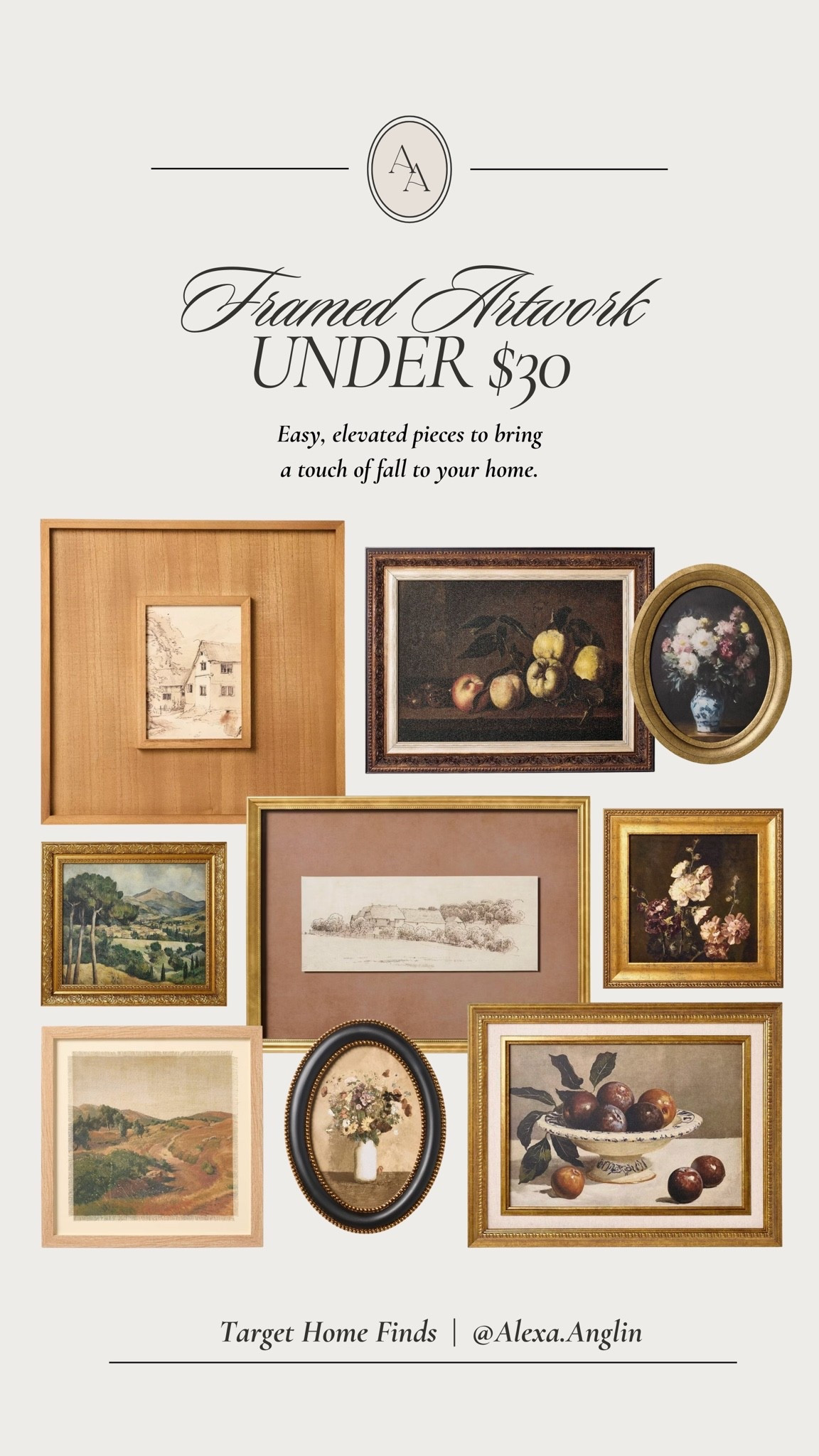 Framed Artwork at Target, all under $30! Such an easy way to elevate your home for fall and add cozy, neutral touches to your walls, shelves, tables, etc. 🍂

|| fall decor || Target home decor || Target wall art || Studio McGee || Hearth & Hand with Magnolia || affordable home decor || transitional fall decor ||

#LTKHome #LTKSeasonal