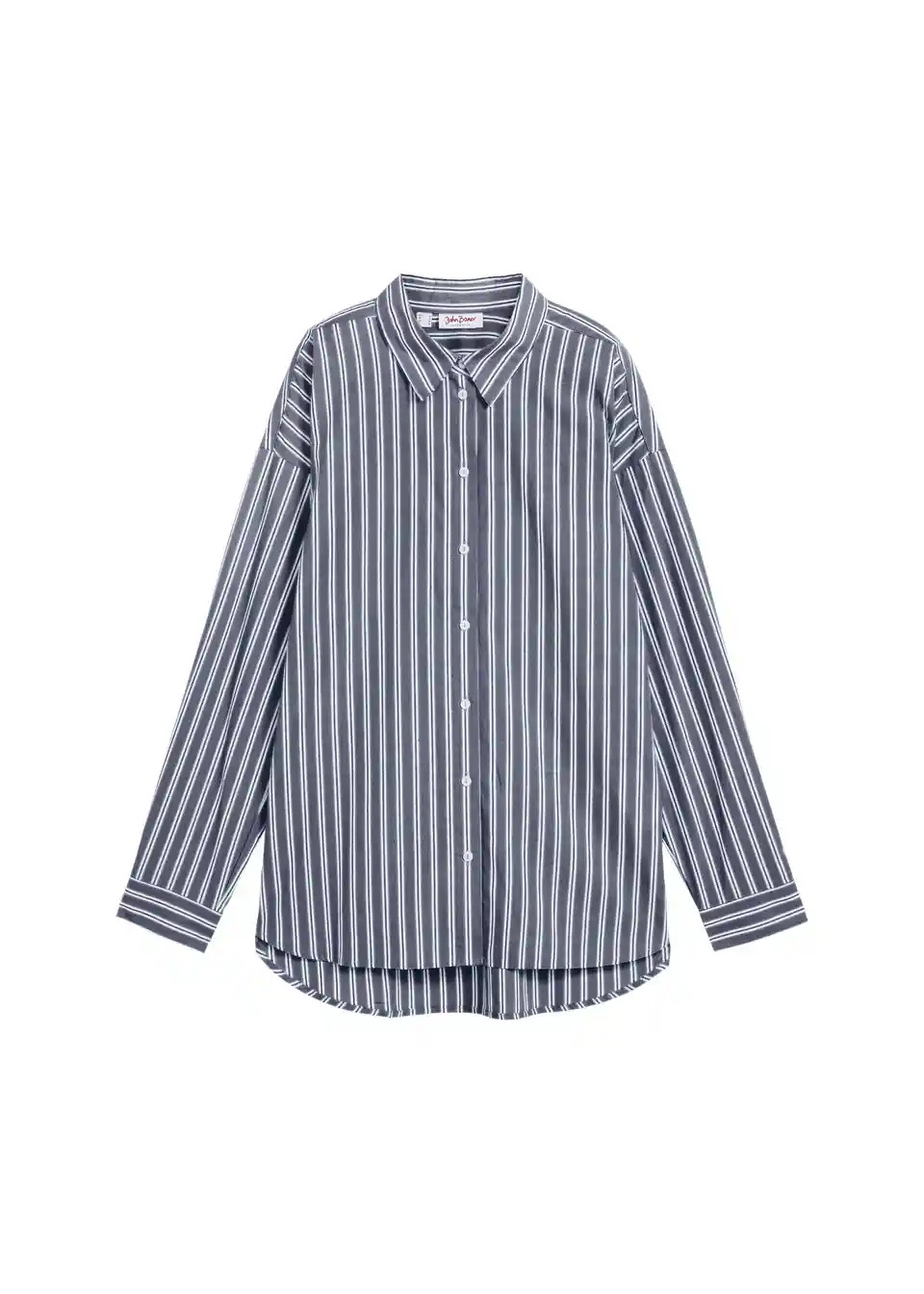 Oversize Hemdbluse aus reiner Baumwolle | Bonprix DE