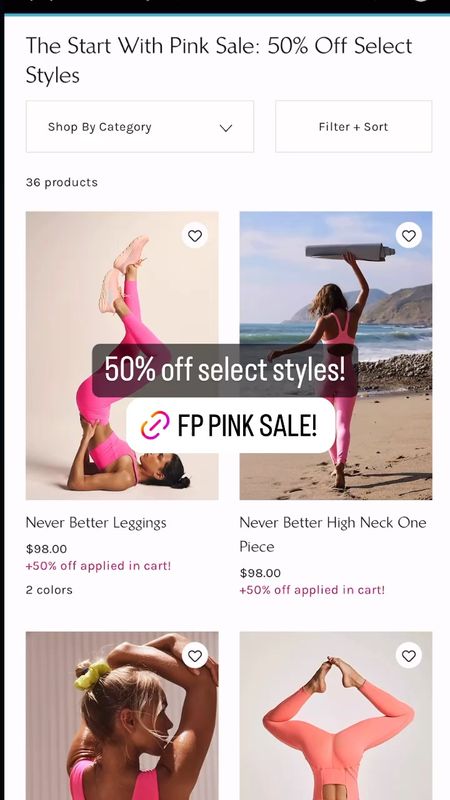 Free people pink sale 50% off! 

#LTKfindsunder50 #LTKsalealert #LTKfindsunder100