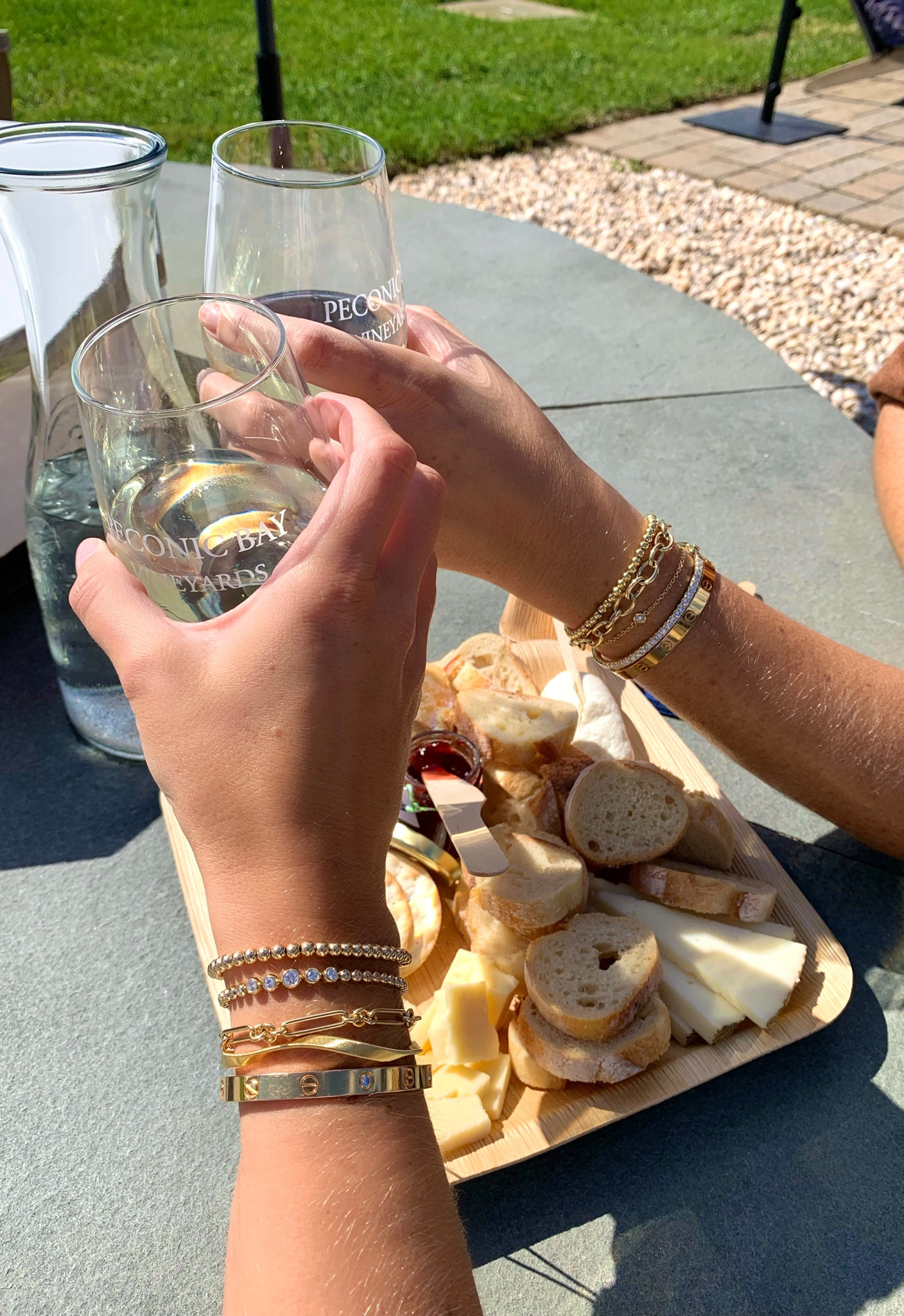 September is my favorite month for the wineries! Always in my gold bracelet stack! Also linked my favorite wine glasses I use at home  

Beaded bracelets 
Diamond bracelet 
Love bracelet 
Gold jewelry
Wine
Vineyards 

#LTKsalealert #LTKstyletip #LTKfindsunder50