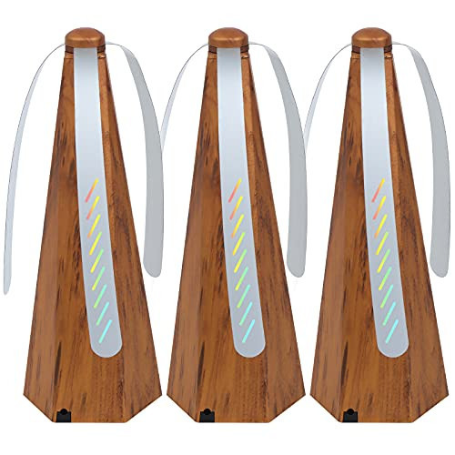 PIAOPIAONIU 3 PCS Fly Fan for Tables Fan Fly Portable Wood Grain Table Fan,for Outdoor | Amazon (US)