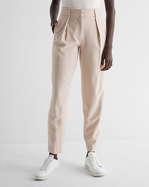 Stylist Super High Waisted Pleated Pant | Express