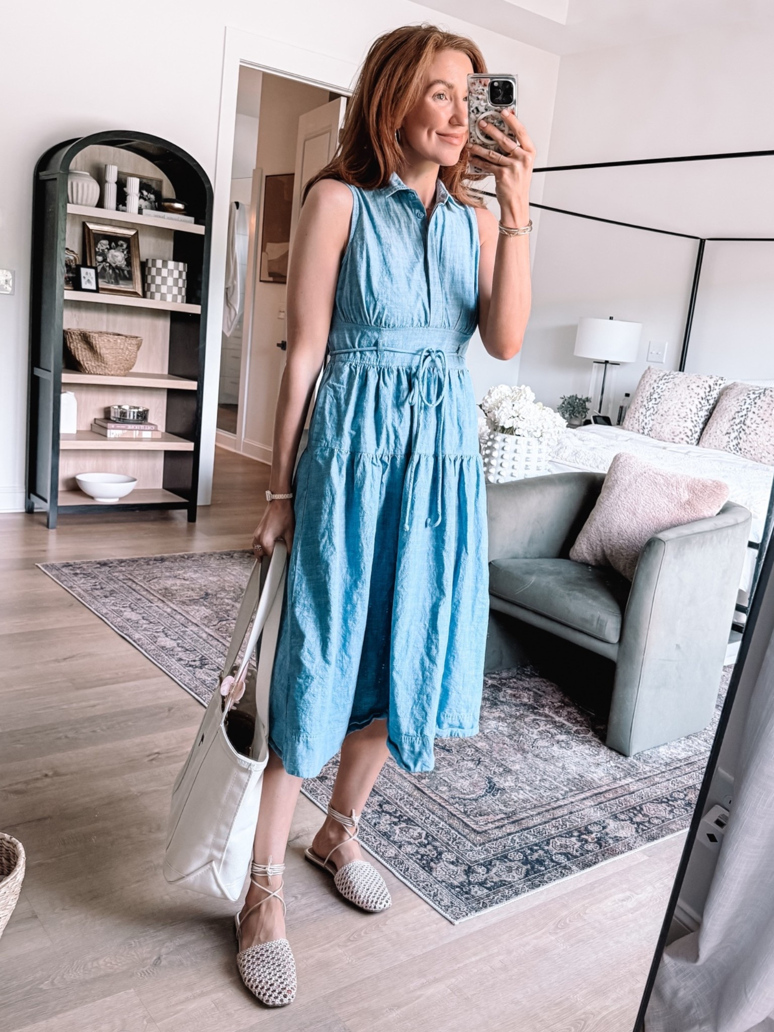 Obsessed with this dress! Wearing a small. It’s 100% cotton. Shoes fit tts and are so comfy.

#LTKgrwm #LTKdayinmylife #LTKootd