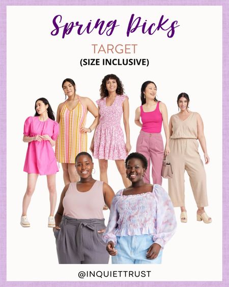 Size inclusive spring clothes from Target!

#targetfinds #springfashion #fashionfinds #casualstyle

#LTKFind #LTKunder50 #LTKstyletip