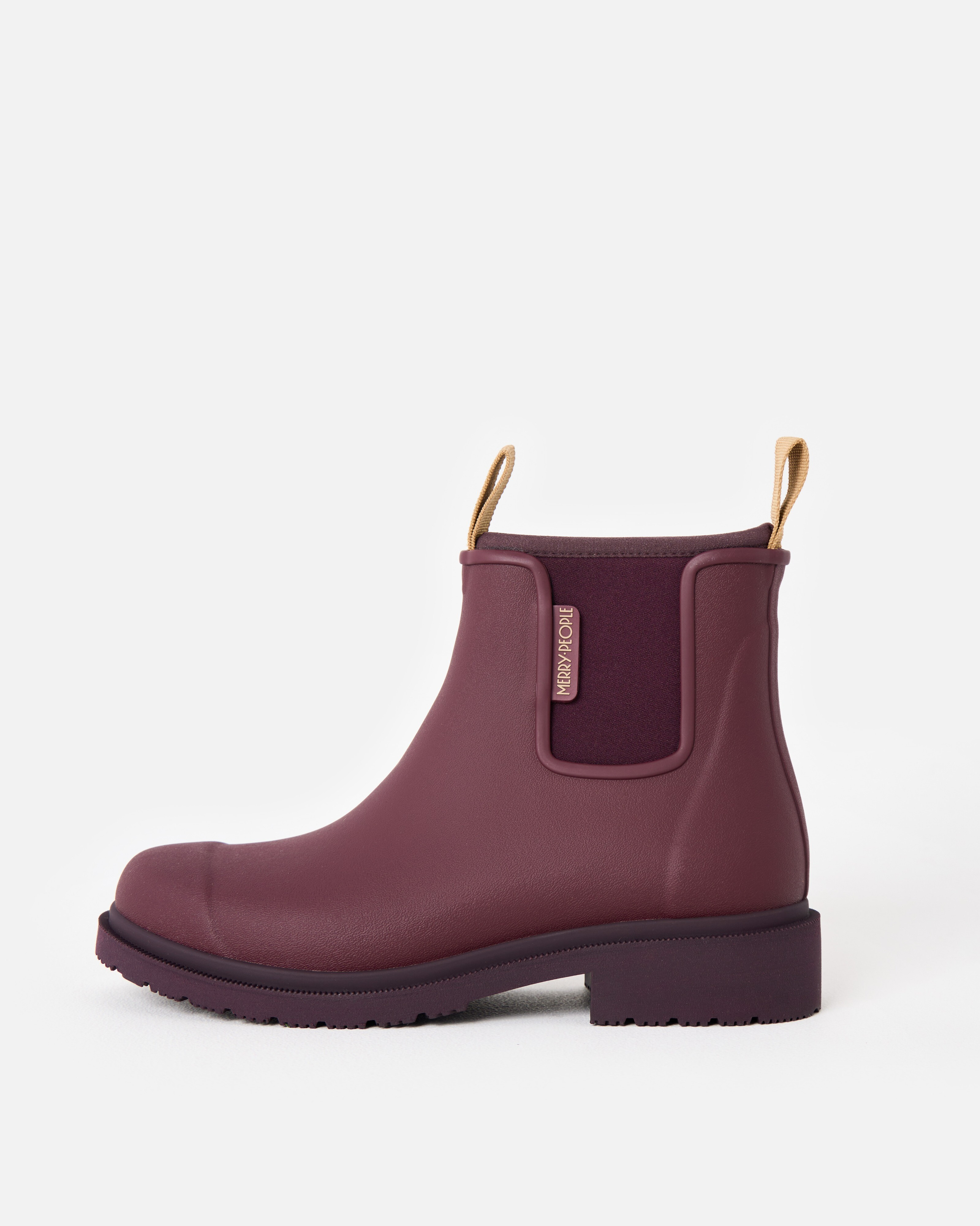 Merry People Dark Cherry Bobbi Ankle Wellington Boots, size 7 | Oliver Bonas (Global)