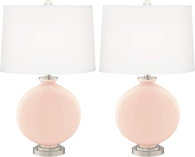 Color + Plus Linen Carrie Table Lamp Set of 2 | Amazon (US)