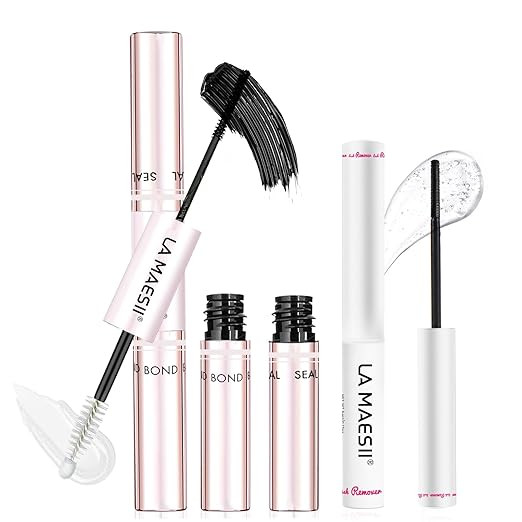 Lash Bond and Seal Remover Kit Waterproof Lash Cluster Glue with Strong Hold Eyelash Adhesive and... | Amazon (US)