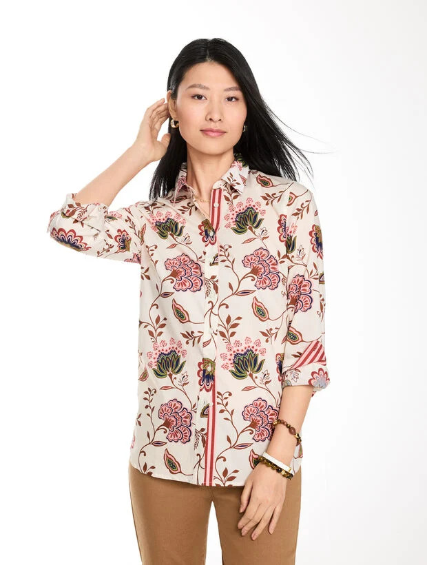 Modern Classic Shirt - Folk Floral | Talbots