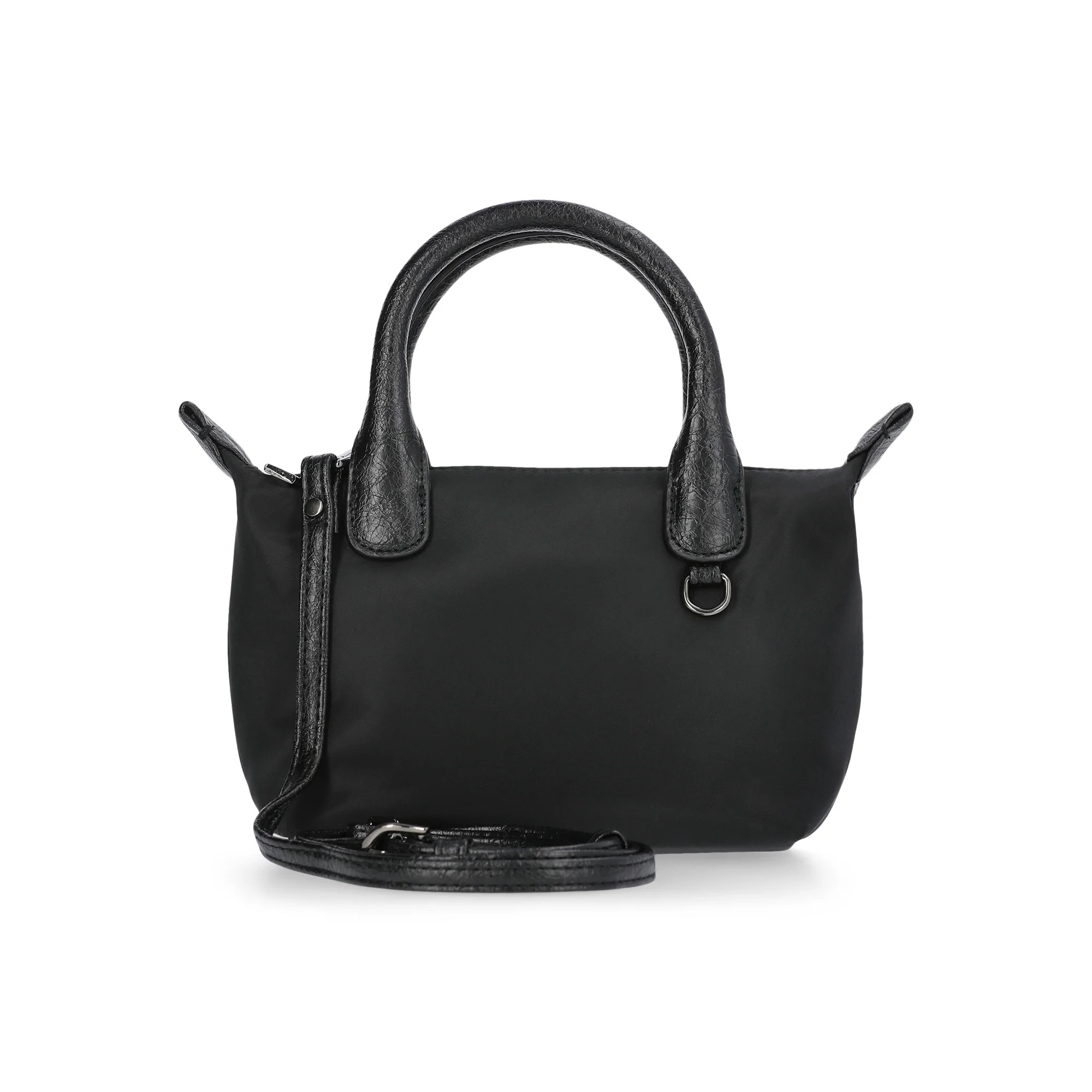 No Boundaries Women's Mini Tote Crossbody Bag, Black | Walmart (US)