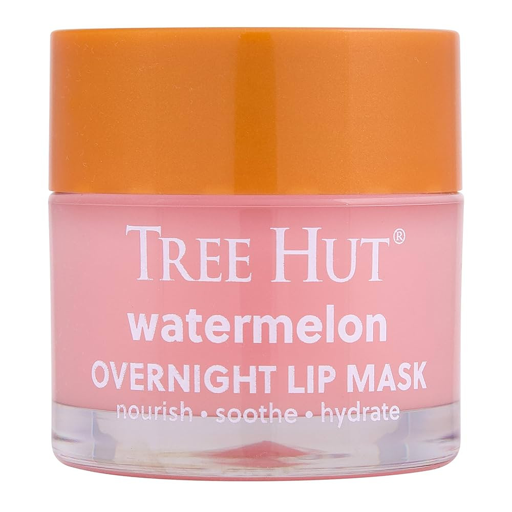 Tree Hut Watermelon Overnight Lip Mask | Leave on Overnight & Wake up to Soft, Hydrated Lips | El... | Amazon (US)