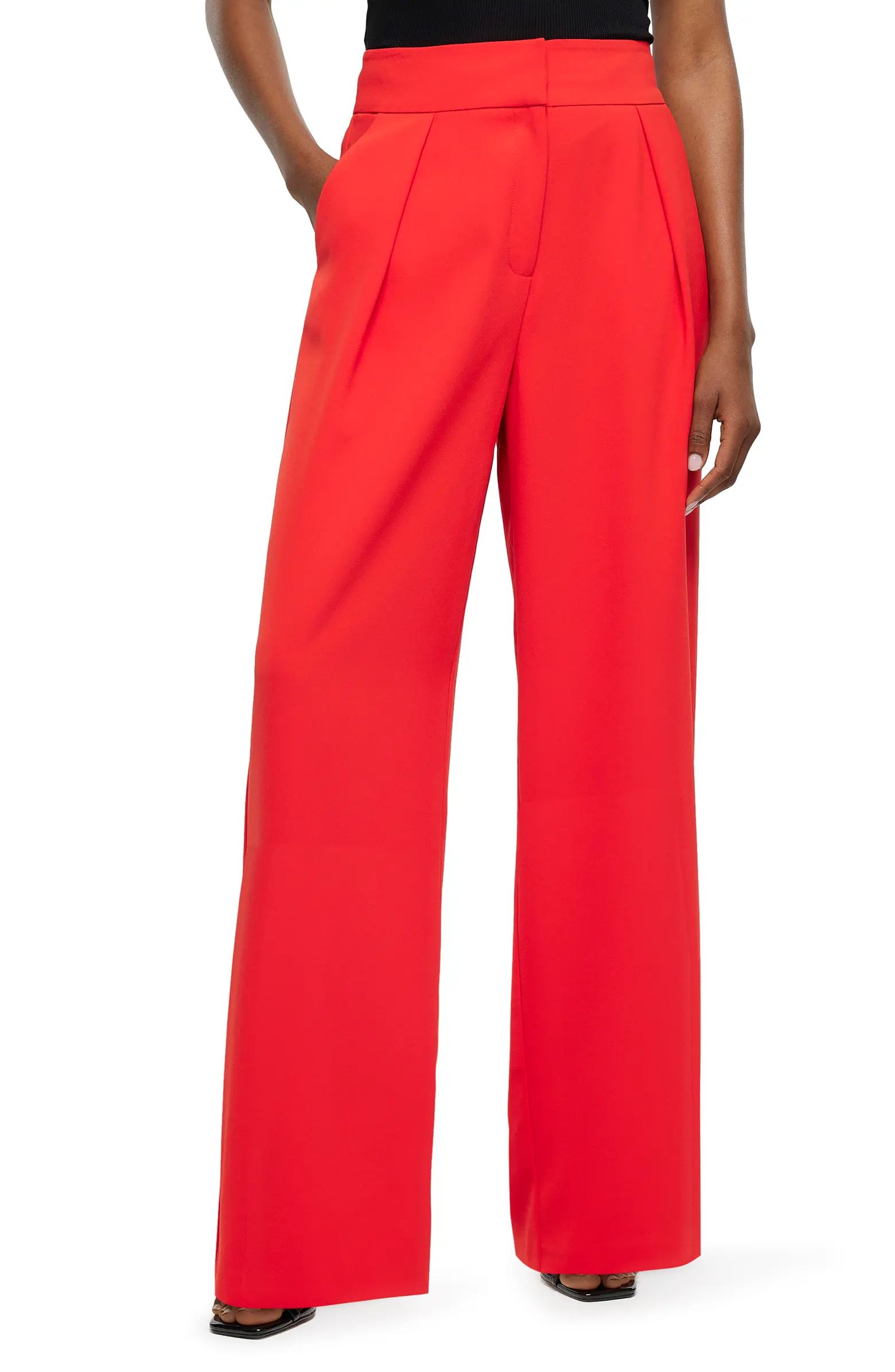 Pleated Wide Leg Trousers | Nordstrom