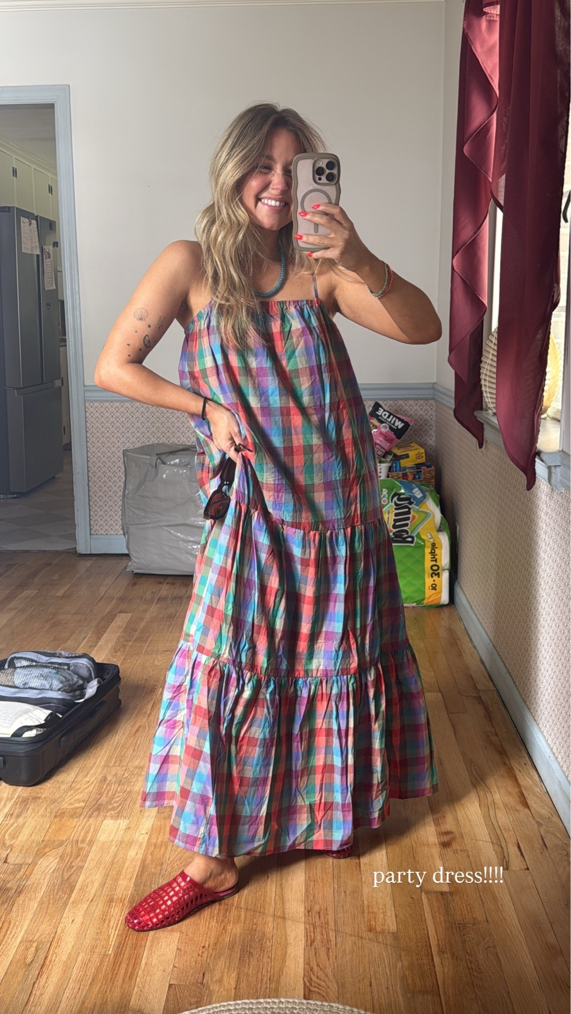 Wearing small in dress!!!

#LTKootd