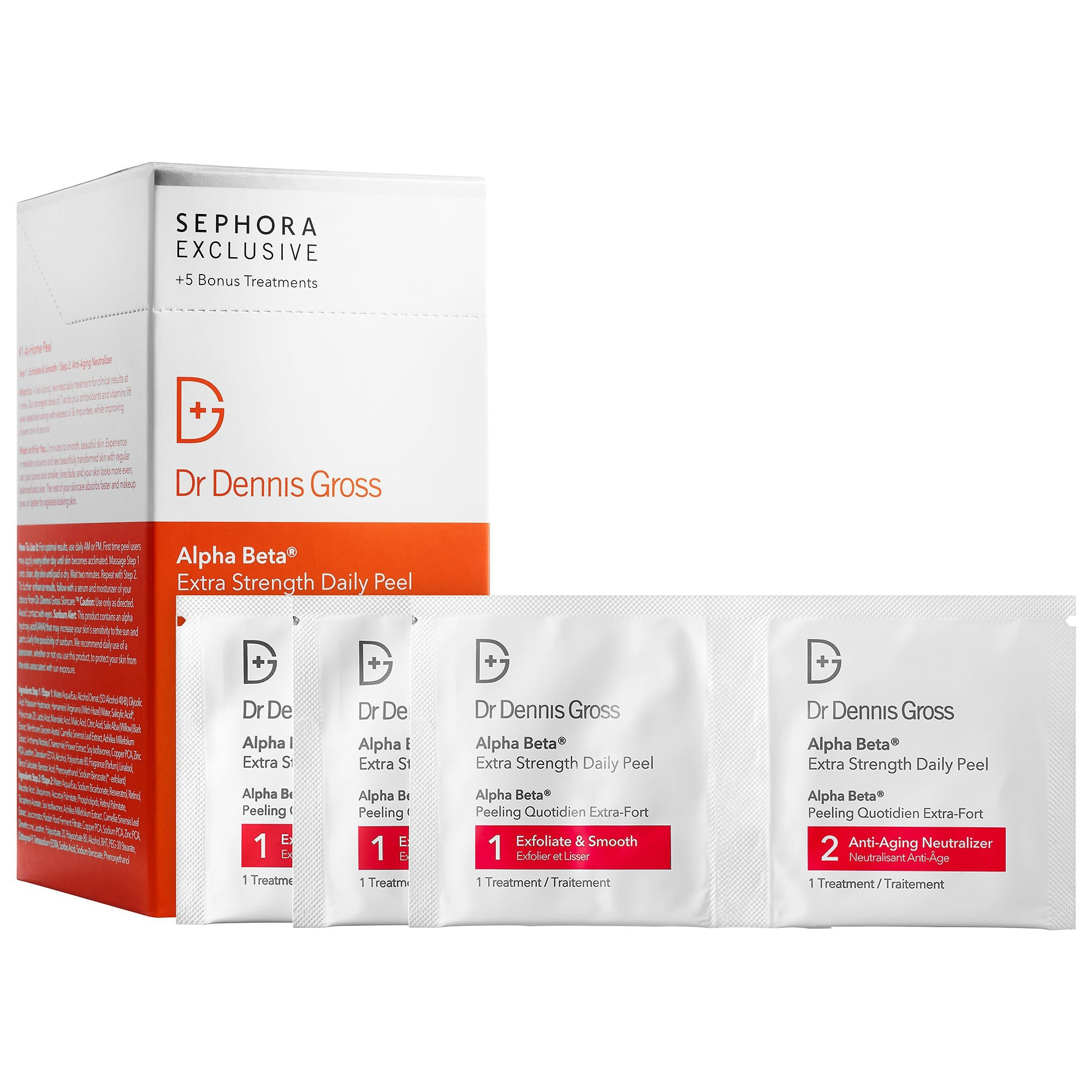Dr. Dennis Gross Skincare Alpha Beta Extra Strength Daily Peel Pads 30 Treatments + 5 Bonus | Sephora (US)