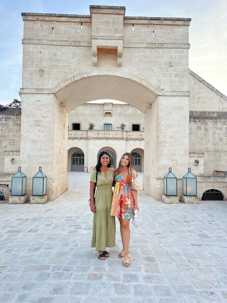 Lots of favs in one pic! If you ever get the chance, you must visit Borgo Egnazia (even if it’s for a dinner or cocktails!)

Also just found my Zimmermann dress on sale 40% off! One I highly recommend! 🧡🩷💛

#LTKeurope #LTKtravel #LTKsalealert