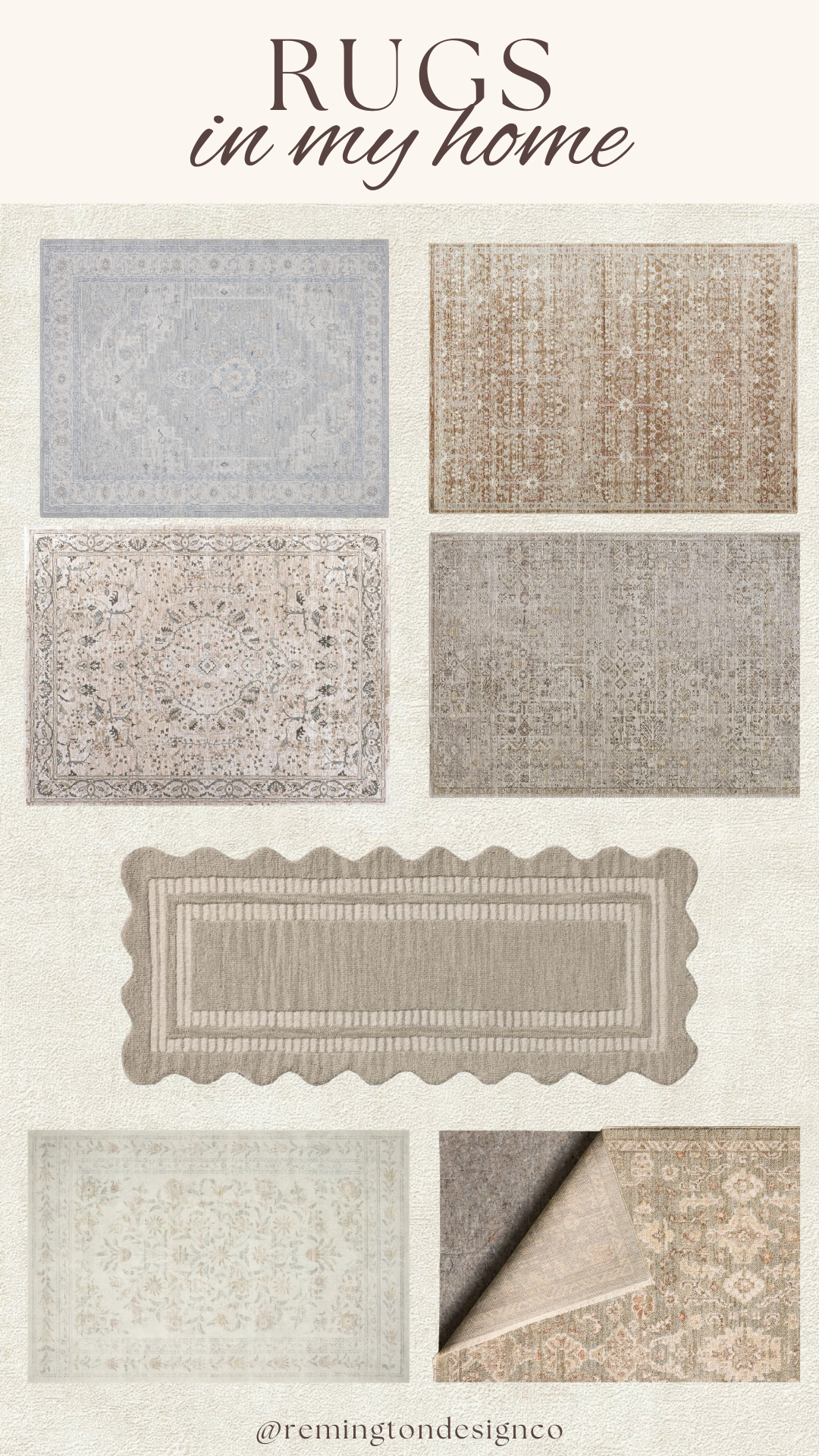 Rugs in my home! 

Neutral rugs - Area rugs - Washable rugs - Vintage rugs - Neutral home decor - Living room rugs - Bedroom rugs - Runner rugs - Kitchen runner - Entryway rug - Affordable rugs

 

 #LTKSeasonal #LTKHome #LTKSaleAlert