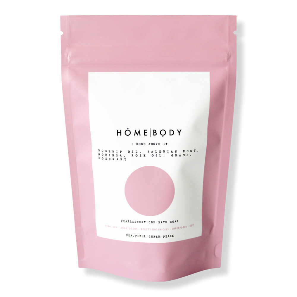 Homebody I Rose Above It Pearlescent CBD Bath Soak | Ulta