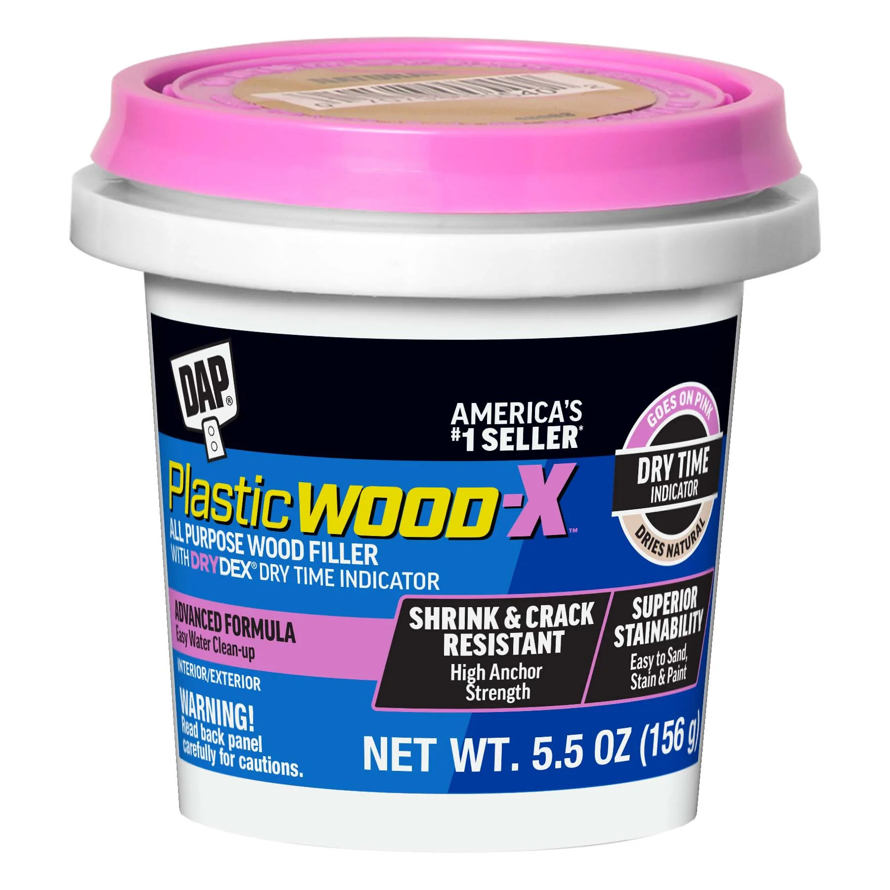 DAP Plastic Wood-X with DryDex 5.5 oz Natural Wood Filler Adhesive | Walmart (US)