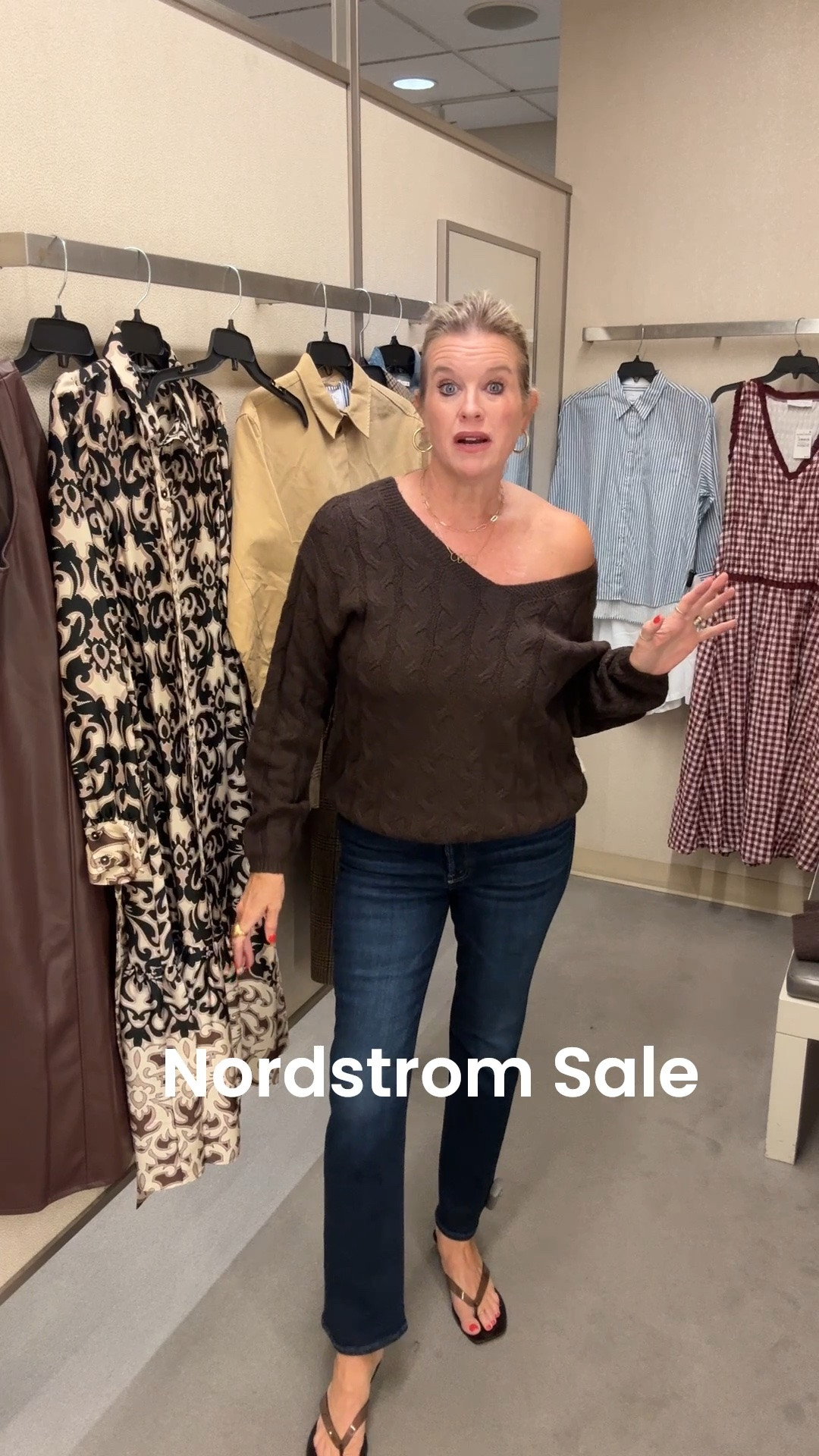 Nordstrom sale 💛

Cable knit v-neck cotton blend sweater 
Tts I sized up to be slouchier
Comes in 5 colors 💛
I bought the brown coffee 
What a deal at $38 
Great gift idea too

Mothers - hard stop honey jeans not on sale 
 I wear the 28 in this style

#LTKOver40 #LTKSaleAlert #LTKgrwm
