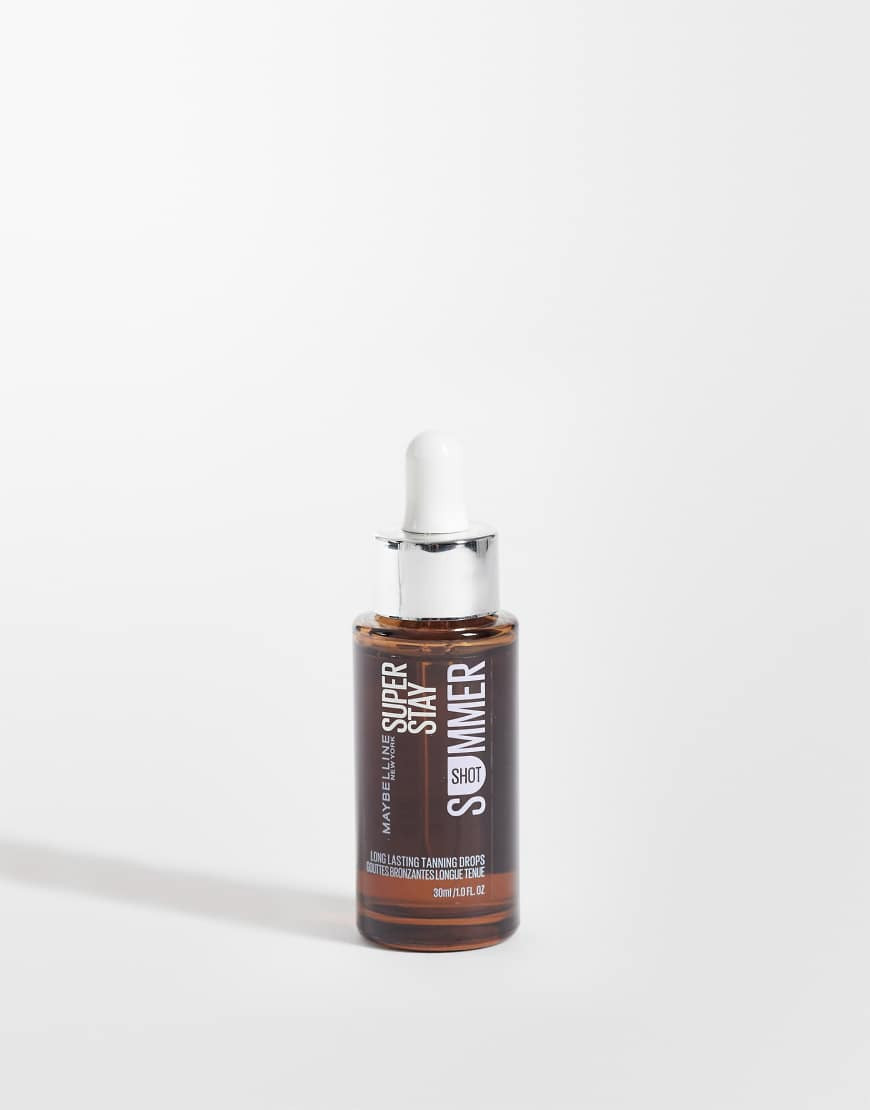 Maybelline Summer Shot Self-Tanning Bronzing Drops for Face & Body 30ml-No colour | ASOS (Global)