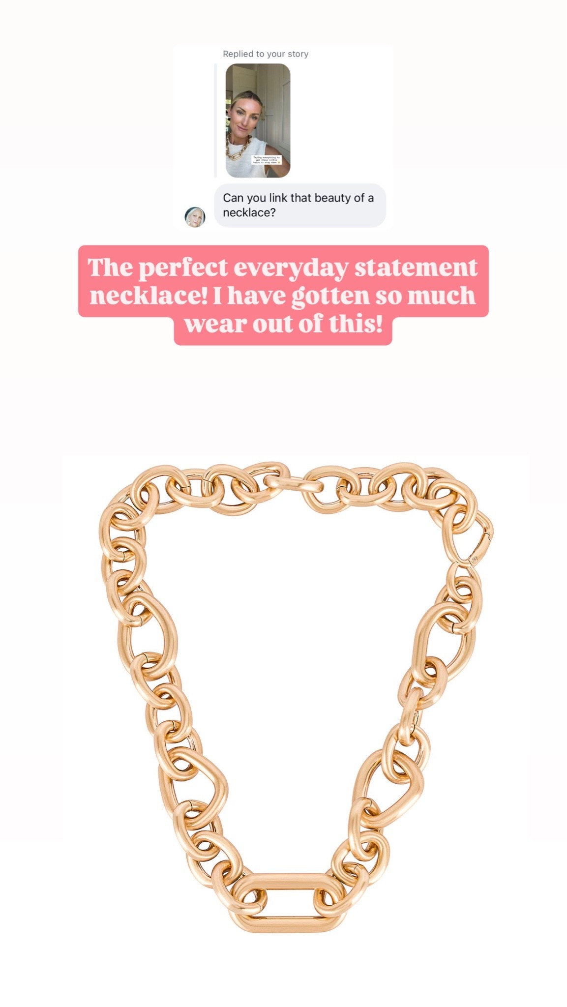 This necklace has been a go to for me since the beginning of this year! It’s the perfect statement while being neutral enough to go with anything! 

Loverly Grey, statement necklace

#LTKSeasonal