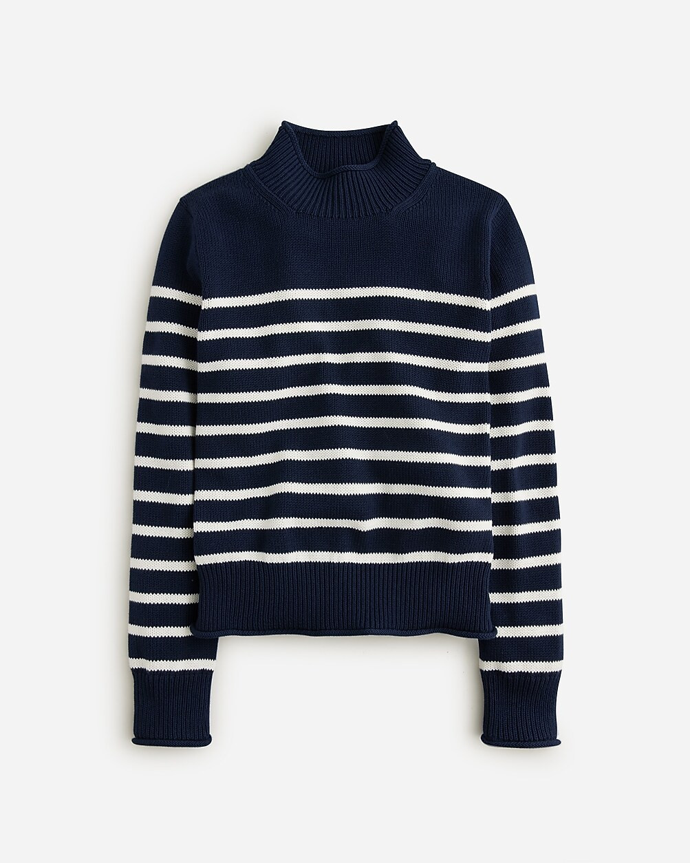 New heritage Rollneck™ sweater in stripe | J. Crew US