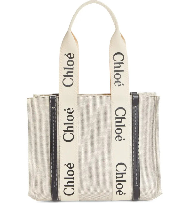 Medium Woody Logo Strap Canvas Tote | Nordstrom | Nordstrom