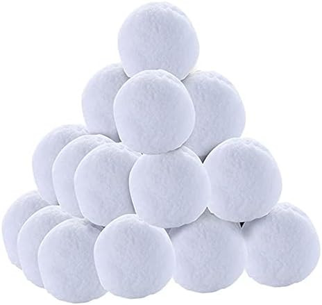 Amazon.com: jinshang 20 Pack Indoor Snowball Fight 3 Inch Large Size Fake Snowball for Kids Snow ... | Amazon (US)