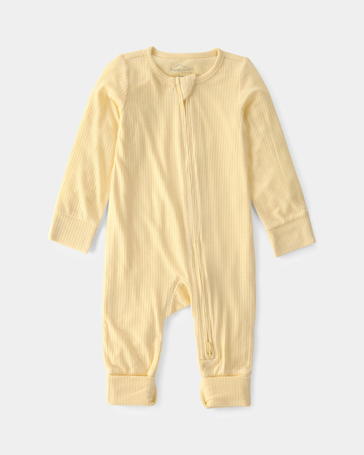 Baby 2-Way Zip PurelySoft Sleep & Play Pajama - Yellow | Carter's Inc