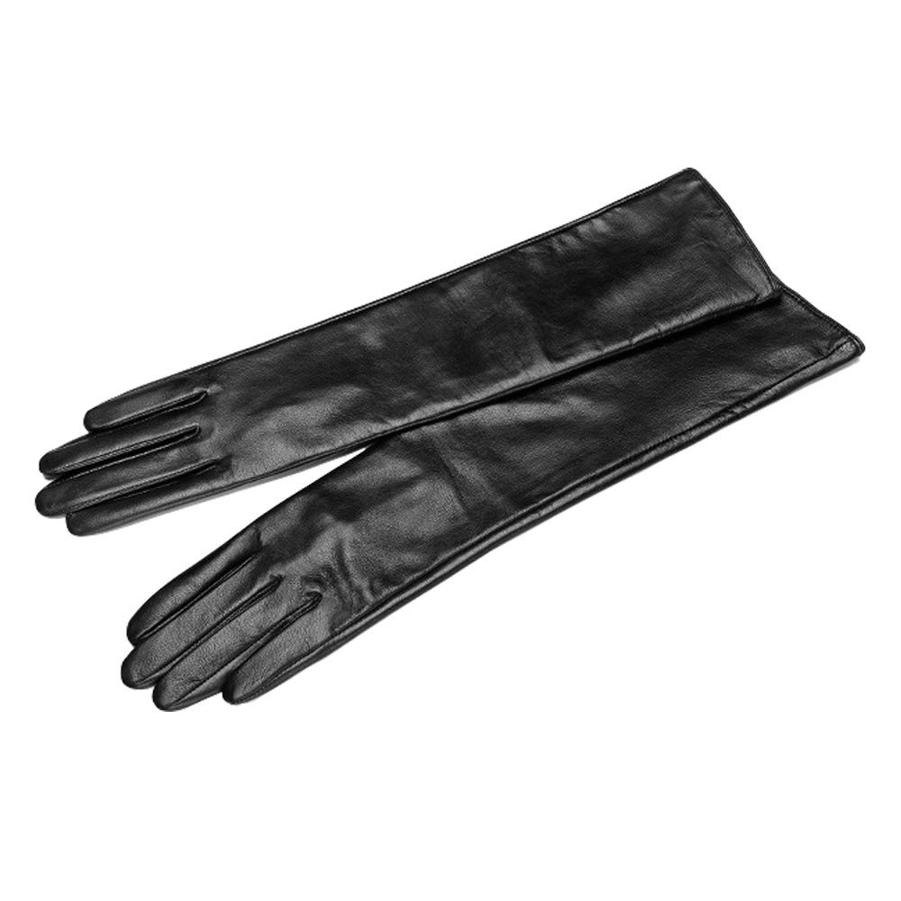 Womens Long Leather Gloves Winter Touchscreen Opera Evening Dress Driving Gloves | Amazon (US)