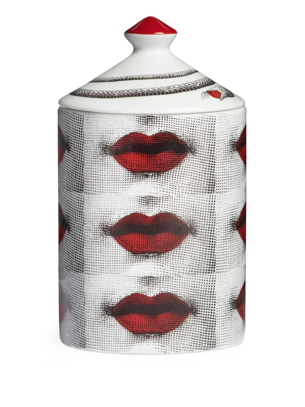 Fornasetti Se Poi Bocche Decor "Frutto Proibito" Candle (310g) | White | FARFETCH RO | Farfetch Global