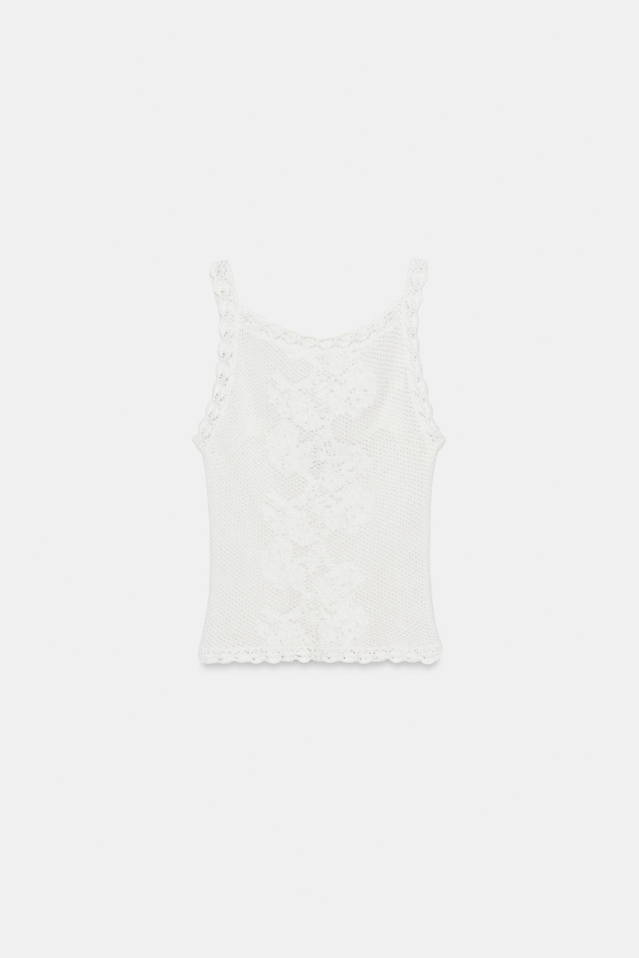 OPEN-BACK KNIT TOP | Zara US