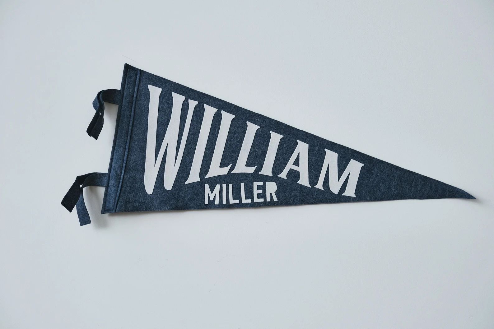 William Pennant Vintage Style Pennant Felt Pennant Flag Custom Pennant Felt Pennant Name Personal... | Etsy (US)