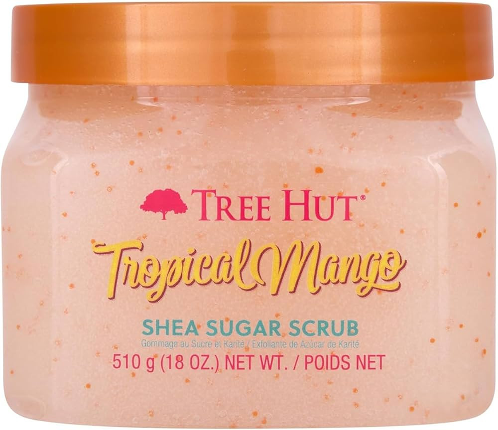 Amazon.com : Tree Hut Tropical Mango Body Scrub, Exfoliating & Hydrating Sugar Scrub with Shea Bu... | Amazon (US)