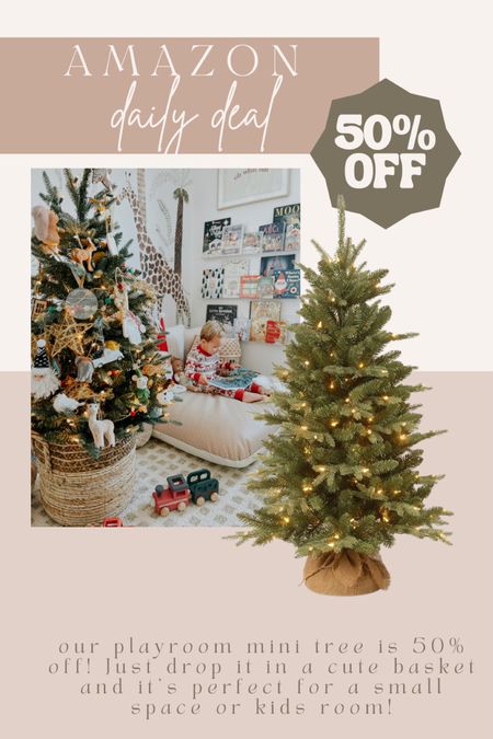Mini tree is 50% off and perfect for a kids room or playroom! Amazon home
Christmas decor

#LTKHoliday #LTKsalealert #LTKhome