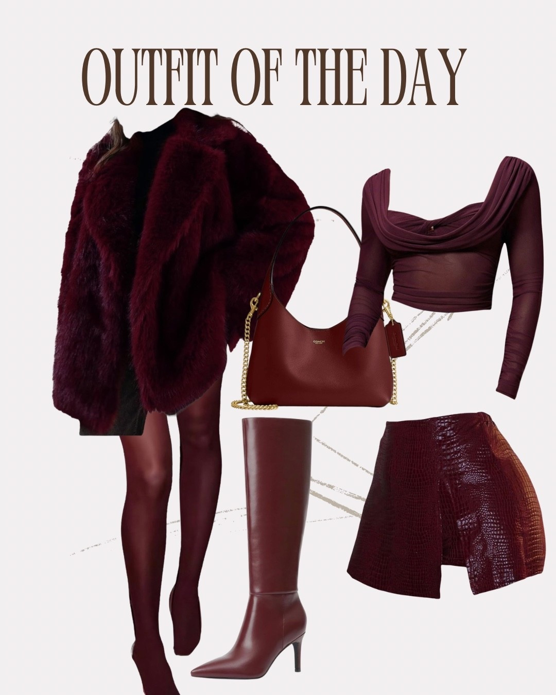 I’m not sure what I’m more obsessed with… monochromatic brown or burgundy. STUNNING colors for winter!! 

#LTKootd #LTKSeasonal #LTKgrwm
