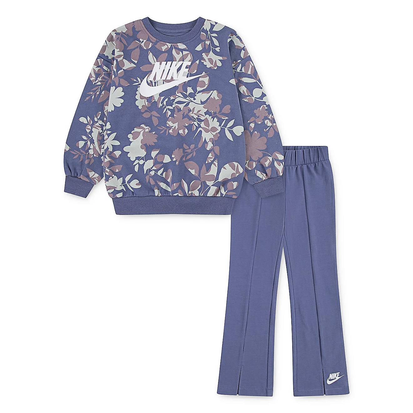 Nike Floral Camo Crewneck and Flared Leggings 2-Piece Set | Academy Sports + Outdoors