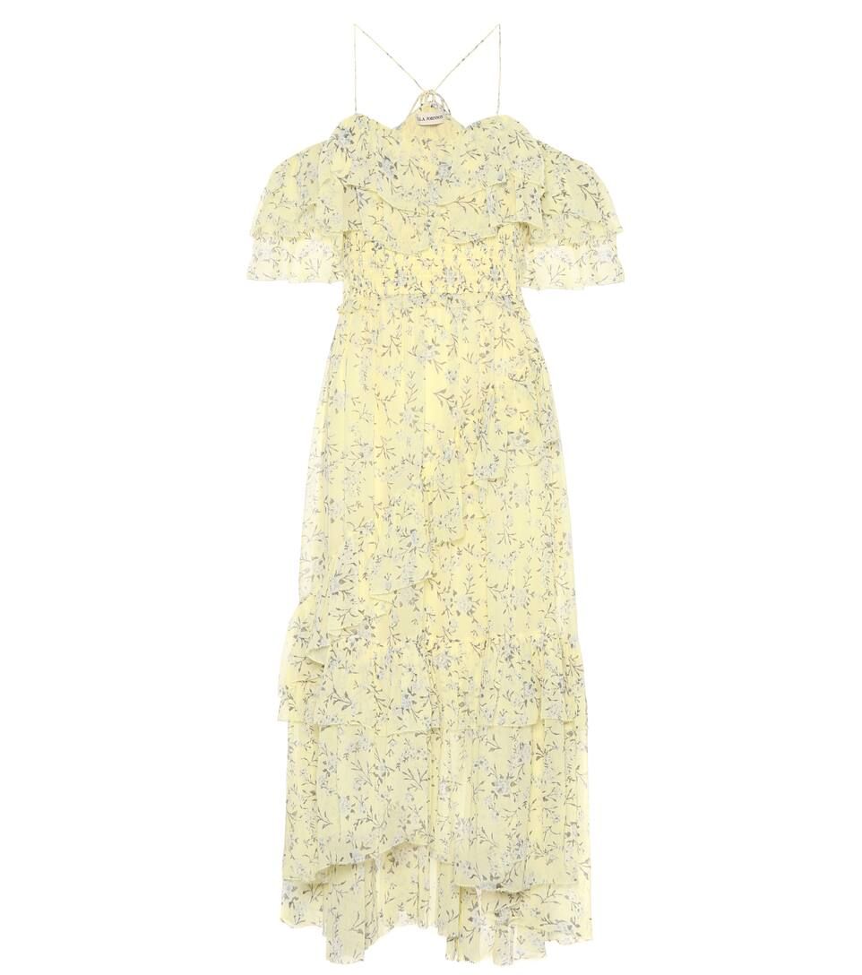 Penninah floral-printed silk dress | Mytheresa (DACH)