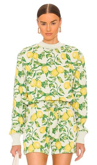 Citron Hyper Reality Knit Crew Sweatshirt in Lemonade | Revolve Clothing (Global)