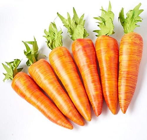 Factory Direct Craft Package of 12 Artificial Carrots for Home Decor, Holiday Displays, Crafting ... | Amazon (US)