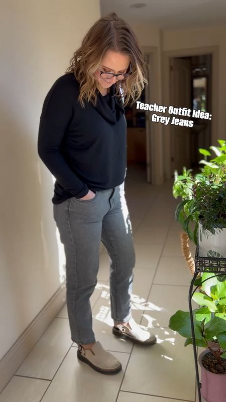 Grey jeans
Teacher outfit
Dr martens 

#LTKshoecrush #LTKSeasonal #LTKmidsize